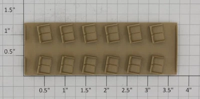 Rivarossi 9648 HO Passenger Car Upper Vista Dome Interior - Image 1 of 2