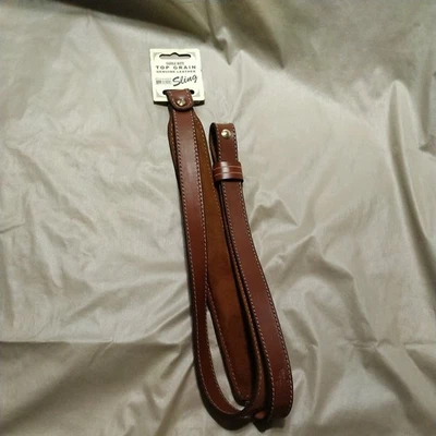 Lote de 2 De Colección Saddle Mate Cuero Acolchado Ajustable Rifle Sling Buck Foto 1 de 4