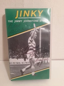 Jinky The Jimmy Johnstone Story Signed By Jinky (VHS, 2003) Celtic Fc - Picture 1 of 4