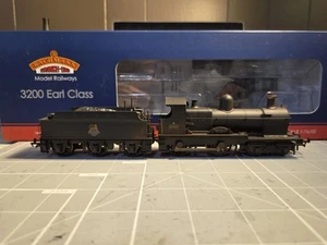 Bachmann OO scale GWR 3200 Class BR Black Early Emblem (Weathered) - Picture 1 of 21
