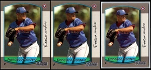 Lotto Carte Bowman Francisco Cordero (3) - EDIZIONE LIMITATA - UNA VERA DICHIARAZIONE PI... - Foto 1 di 2