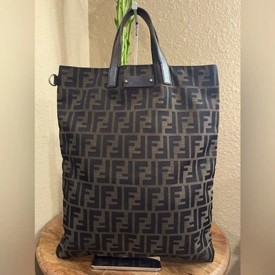 TOTE DE LONA ZUCCA VINTAGE FENDI Foto 1 de 4