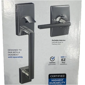 Century Front Entry Handle Latitude Interior Lever SCHLAGE FE285 CEN 625 LAT - Picture 1 of 8