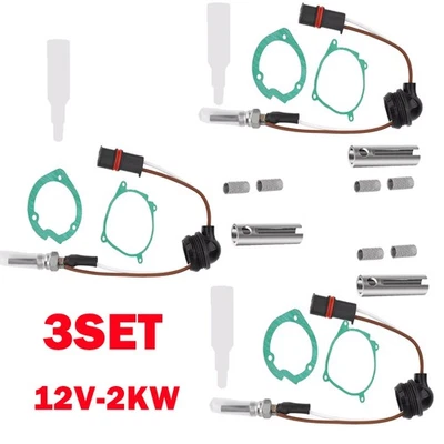 3Sets 12V 2KW Glow-Plug Repair Kits For Eberspacher Airtronic Parking Heater NEW - Image 1 of 4