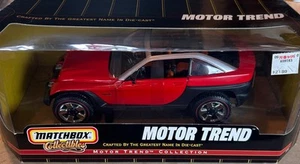 Matchbox Jeep Jeepster Concept Car Red Diecast 1/18 Scale Motor Trend - Picture 1 of 6