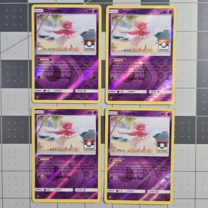 Tarjeta Pokémon Oricorio League Challenge Promociones 1er 2do 3er 4to Lugar Premio - Imagen 1 de 10