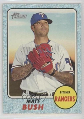 2017 Topps Heritage High Number Blue Border Matt Bush #699 - Image 1 of 2