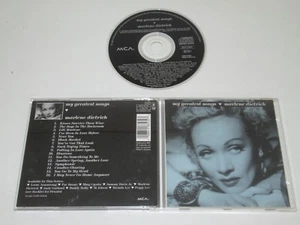 MARLENE DIETRICH/MY GREATEST SONGS(MCA MCD 18353) CD ALBUM - Picture 1 of 3