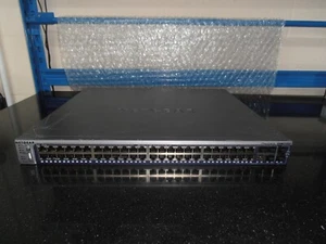 NETGEAR GSM7352S V2 48 Port L3 Managed Gig Switch Fitted 2 X AX742 Stack Mod - Picture 1 of 5