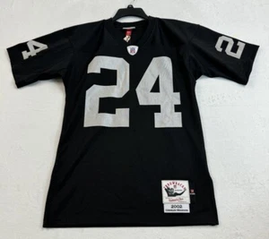 MITCHELL & NESS NFL AUTHENTIC JERSEY OAKLAND RAIDERS 2002 CHARLES WOODSON SIZE S - Picture 1 of 9