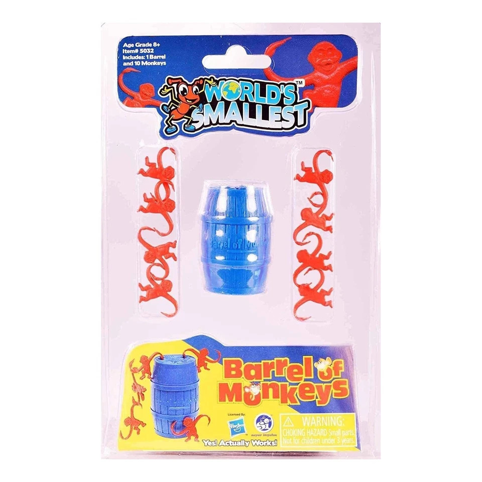 World's Smallest Barrel of Monkeys Game 5032