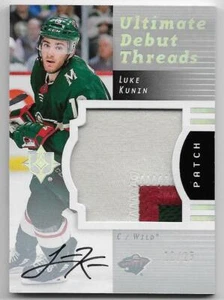 17/18 UD ULTIMATE COLLECTION RETRO DEBUT AUTOGRAPH PATCH Luke Kunin #10/25 3CLR - Picture 1 of 1