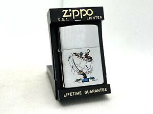 Unused Vintage ZIPPO 1995 Limited "Popeye" Popeye & Brutus Print Cartoon Lighter