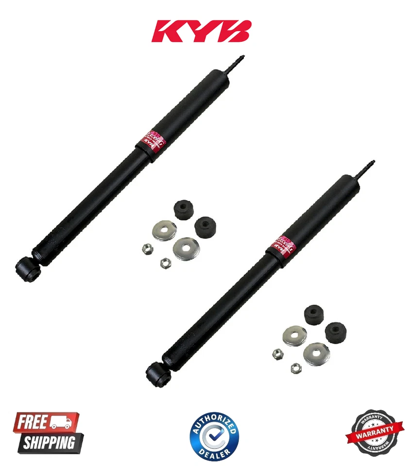 2 Rear Suspension Shock Absorber KYB 343147 Fits Chevrolet Pontiac Toyota - Image 1 of 1