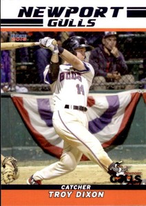 2016 Newport Gulls Choice #12 Troy Dixon Egg Harbor Township New Jersey NJ Card