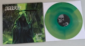 Exodus Bonded By Blood Tour Green Swirl Vinyl LP Record new - Picture 1 of 2