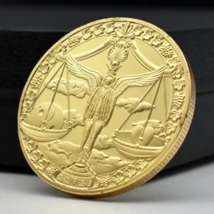 Libra Zodiac sign metal coin festival souvenir art crafts twelve constellations - Picture 1 of 7