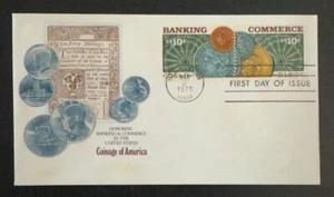 US #1577-78 Coinage of America FDC - Imagen 1 de 1