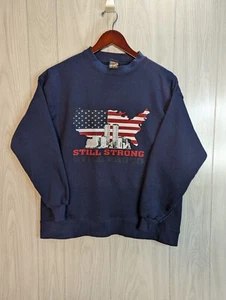 Vintage Still Strong Still Proud Twin Towers Mickey Unlimited  M/L Sweatshirt  - Picture 1 of 8