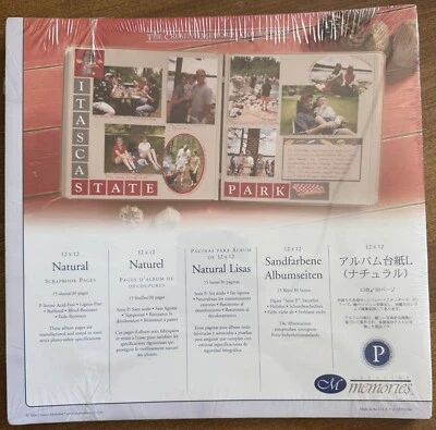 Álbum de recortes naturales Creative Memories 12x12 recambios fotos de amor familiar Foto 1 de 4