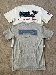 Set 2 Vineyard Vines Pocket Tee T-Shirt Herren Größe XS Nantucket/Elefant Wal - Bild 1 von 9