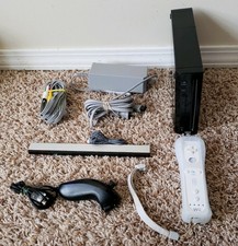 Nintendo Wii Black Console System GameCube Compatible RVL-001