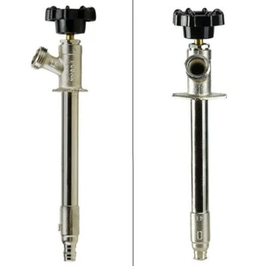 Everflow Chrome Frost Free Sillcock 3/4" Hose 1/2" Pex Winter Proof Spigot - Picture 1 of 7