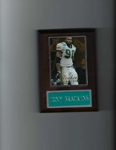 TONY BRACKENS PLAQUE JACKSONVILLE JAGUARS FOOTBALL NFL    C Cover
