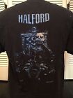 Vintage 90'S Rob Halford Metal God Record Label Shirt Size Large Rock