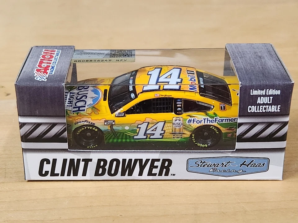 2020 #14 Clint Bowyer Busch Light Farmers 1/64 Action NASCAR Diecast - Image 1 of 1
