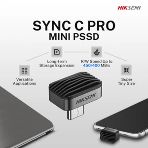 Disque dur externe SSD USB C 3.2 128Go 256Go pour téléphone, ordinateur portable, périphérique de stockage PC - Photo 1/14