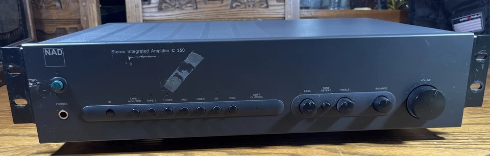 NAD Electronics Stereo Integrated Amplifier C 350 Rack Mountable Audiophile VTG - Image 1 of 4