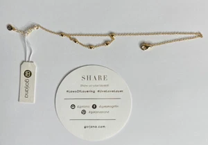 NUEVO CON ETIQUETAS PULSERAS GOJANA CHAPADAS EN ORO PARA MUJER JOYAS - Imagen 1 de 4