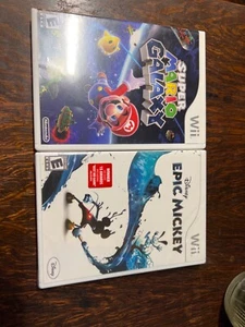 Super Mario Galaxy CIB + epic mickey brand new sealed + Zelda Skyward Sword ￼ - Picture 1 of 6