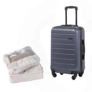 Luggage Set for Airplane Carry On Rolling Suitcase & 2 Packing - Picture 1 of 4