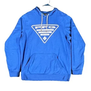 Columbia Herren PFG Hoodie Triangle Logo Blau Angeln Herren Pullover Gr. M - Bild 1 von 8