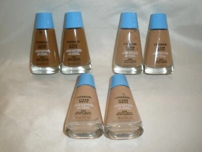 New Lot of 2 Choose Covergirl Clean Matte Liquid Foundation - Image 1 of 4