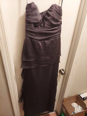 Vestido de Baile Alvina Valenta Maids Nueva York Gris Formal Ropa de Boda Talla 10 Foto 1 de 4