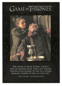 GAME OF THRONES SEASON 6 QUOTABLE CARD Q56 - Bild 1 von 1