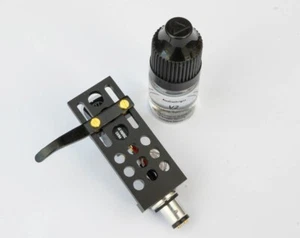 Black Headshell, AT cartridge, stylus for Technics SL1610, SL1700, SL1710, SL23 - Picture 1 of 6