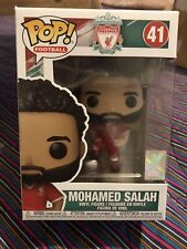 FUNKO POP! FOOTBALL #41 MOHAMED SALAH LIVERPOOL FC SOCCER NEW In Box