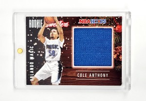 2020-21 Panini NBA Hoops Rookie Sweaters Cole Anthony #RSW-CAN ORLANDO MAGIC 🎩 