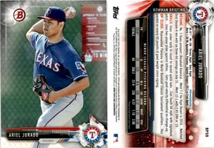 Ariel Jurado 2017 Bowman Baseball Card BP59  Texas Rangers