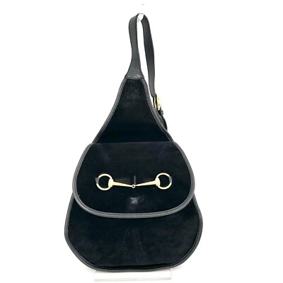 Bolso Bandolera GUCCI Horsebit Un Hombro Gamuza 0428 Foto 1 de 4