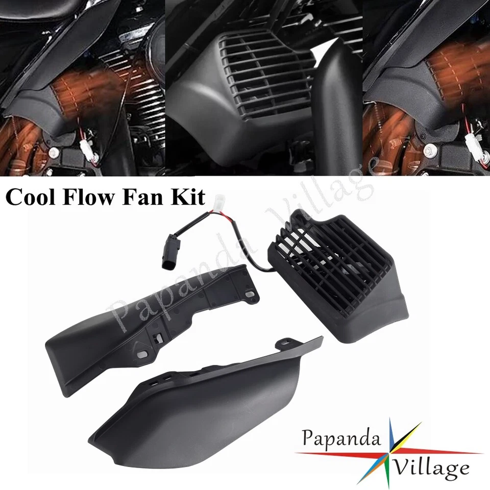 Für Harley Road Glide FLTRU FLTRK FLHTKL SE Tri Glide 2015-2024 Cool Flow Lüfter - Bild 1 von 4