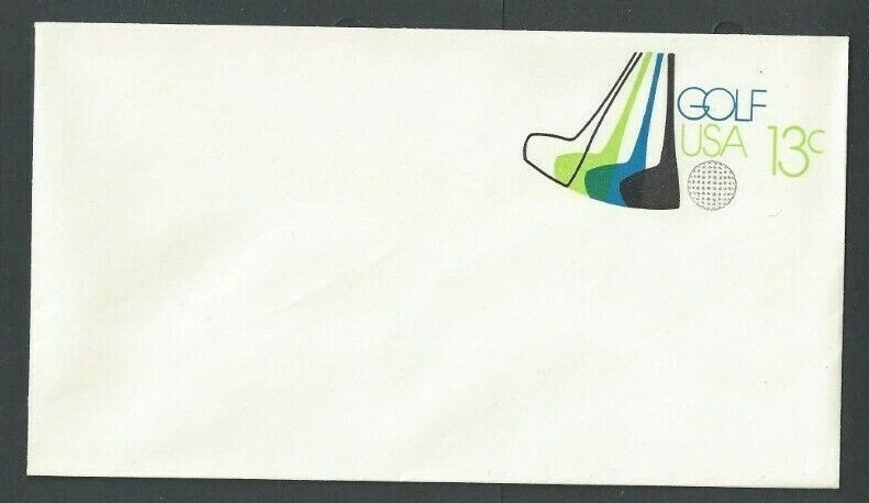 U583 13c Green Blue & Black Size 12 Mint Entire - Image 1 of 1