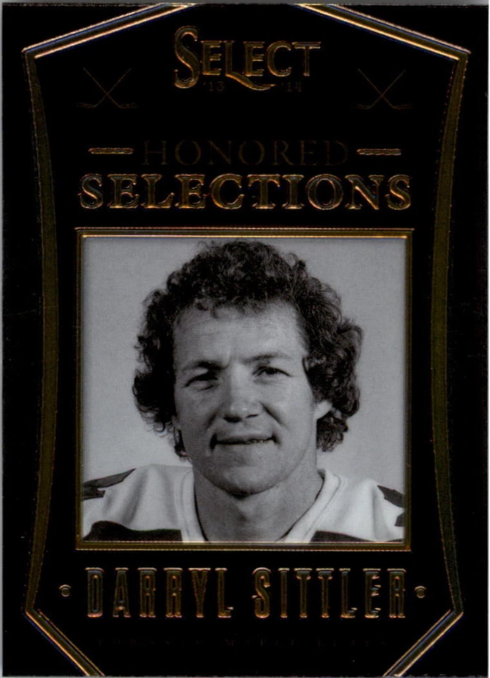 2013-14 Select Honored Selections #HS19 Darryl Sittler Toronto Maple Leafs NM-MT - Image 1 of 2
