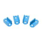 4Pcs Alloy  Mountain Shackles for WPL B16 / B24 / B36 1:16 6WD  Truck