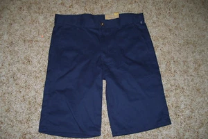 NWT BOYS MENS DOCKERS BLUE 29 SHORTS HUSKY FIT 10" INSEAM FLAT FRONT WOW! - Picture 1 of 1