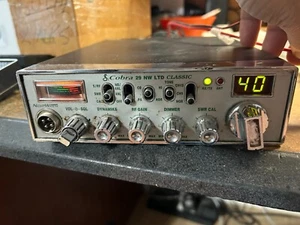 COBRA 29 NW LTD CLASSIC 40 Channel CB Radio + Mic Microphone POWERS ON dirty - Zdjęcie 1 z 17
